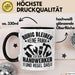 Handweker Tasse Geschenk Ruhig Bleiben Ich Bin Handwerker Und Regel Das Geschenkidee Trendation