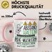 Indie-Musikerin Tasse Geschenk Lustig Abstand Halten Hochleistungs-Indie-Musikerin Mit Drang Zur Perfektion Bei Der Arbeit Rosa Trendation