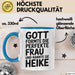 Heike Tasse Geschenk Gott Formte Die Perfekte Frau Heike Geschenkidee Blau Trendation