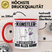 Künstler Tasse Geschenk für Künstler Der Mann Der Alles Kann Geschenkidee zum Geburtstag Rot Trendation