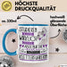 Kletterführerin Tasse Lustiges Geschenk Studieren Kann Wirklich Jeder Nur Die Besten Werden Kletterführerin Blau Trendation
