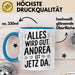 Andrea Tasse Geschenk Alles Ist Gut Andrea Ist Jetz Da Geschenkidee Becher mit Name Blau Trendation