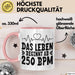 Raver Tasse Geschenk Das Leben Beginnt Ab 250 Bpm Rosa Trendation