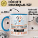 Eishockeyspielerin Geschenk Tasse Becher Die Frau Die Allen Kann Geschenkidee für eine Eishockeyspielerin Lustig Blau Trendation