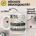 Fleischerin Ausbildung Start Geschenk Tasse Ich Bin Fleischerin In Der Ausbildung Ich Darf Das Kaffee-Becher Geschenkidee Weiß Trendation