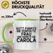Carola Tasse Gott Formte Die Perfekte Frau Und Nannte Sie Carola Geschenk Grün Trendation