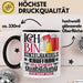 Einzelhandelskauffrau Ausbildung Start Geschenk Tasse Ich Bin Einzelhandelskauffrau In Der Ausbildung Ich Darf Das Kaffee-Becher Geschenkidee Schwarz Trendation