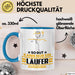 Läufer Geschenk Tasse So Gut Kann Nur Ein Läufer Aussehen Geschenkidee Kaffee-Becher Blau Trendation