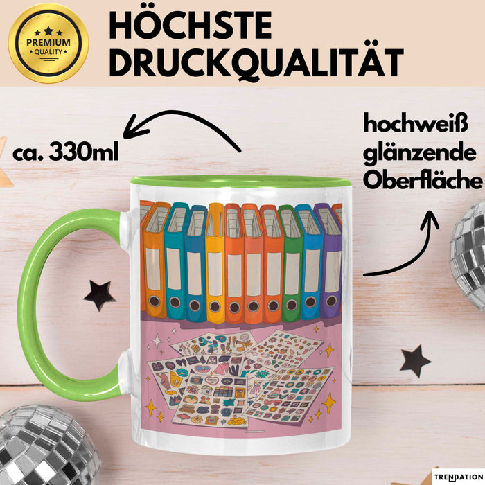 Sticker Fan Tasse Geschenk Lustige Geschenkidee Spruch Für Ästhetik Sammler Grün Trendation