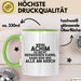 Achim Tasse Wenn Achim Nicht Repariert, Sind Wir Am Arsch Geschenk Grün Trendation
