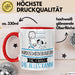 Hundebedarfsverkäuferin Geschenk Tasse Becher Die Frau Die Allen Kann Geschenkidee für eine Hundebedarfsverkäuferin Lustig Rot Trendation