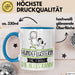 Hundeflüsterin Geschenk Tasse Becher Die Frau Die Allen Kann Geschenkidee für eine Hundeflüsterin Lustig Blau Trendation