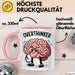 Overthinker Tasse Geschenkidee für Tiefgründige Denker Rosa Trendation