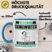 Songwriter Tasse Geschenk für Songwriter Geburtstag Lustiger Spruch Kaffee-Becher Was Ist Deine Superkraft Blau Trendation