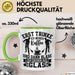 Glasbläser Tasse Geschenk Metallbau Geschenkidee Erst Trinke Ich Meinen Kaffee Dann Blase Ich Sachen Aus Glas Grün Trendation