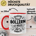 Silvester Ohne Böllern Ist Möglich Aber Sinnlos Tasse Geschenk Silvester-Fan Dekoration 2025 Deko Kaffee-Becher Rot Trendation
