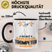 Trompeter Geschenk Tasse So Gut Kann Nur Ein Trompeter Aussehen Geschenkidee Kaffee-Becher Schwarz Trendation