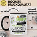 Trekking-Enthusiastin Tasse Geschenk Lustiger Spruch Bitte Erheben Sie Sich Seine Majestät Die Trekking-Enthusiastin Betritt Den Raum Schwarz Trendation