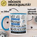 Managerin Tasse Geschenk Spruch Wer Will Schon Prinzessin Sein Wenn Man Auch Managerin Sein Kann Blau Trendation
