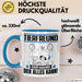 Tierfreund Tasse Geschenk für Tierfreund Der Mann Der Alles Kann Geschenkidee zum Geburtstag Blau Trendation