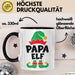 Papa Elf Tasse Geschenk Weihnachten Papa Geschenkidee Papaelfe Trendation