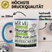 Wildtierschützerin Tasse Geschenk Spruch Wer Will Schon Prinzessin Sein Wenn Man Auch Wildtierschützerin Sein Kann Blau Trendation