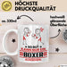 Boxer Geschenk Tasse So Gut Kann Nur Ein Boxer Aussehen Geschenkidee Kaffee-Becher Weiß Trendation