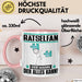 Rätselfan Tasse Geschenk für Rätselfan Der Mann Der Alles Kann Geschenkidee zum Geburtstag Rosa Trendation