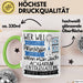 Aquarium-Enthusiastin Tasse Geschenk Spruch Wer Will Schon Prinzessin Sein Wenn Man Auch Aquarium-Enthusiastin Sein Kann Grün Trendation