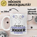 Jogger Geschenk Tasse So Gut Kann Nur Ein Jogger Aussehen Geschenkidee Kaffee-Becher Weiß Trendation