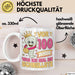 100. Geburtstag Tasse Geschenk Vor 100 Jahren War Ich Mal Die Schnellste Geschenkidee Frauen Mutter Oma Weiß Trendation