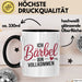 Bärbel Tasse Geschenk Ich Bin Vollkommen Bärbel Geschenkidee Geburtstag Schwarz Trendation