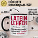 Lateinlehrer Unterricht Tasse Geschenk Lustige Geschenkidee Spruch Latein Lehrer Trendation