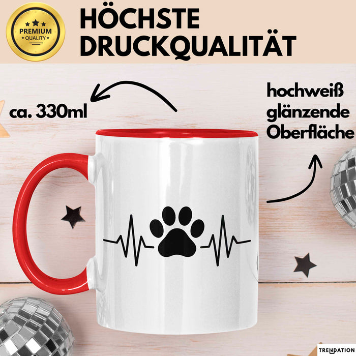 Tierarzt Tasse Geschenkidee Tierarzt Lustiger Spruch Geschenkidee Lustig Rot Trendation
