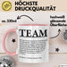 Büroarbeit Kollege Wertschätzung Tasse Geschenk Lustige Geschenkidee Spruch Team Rosa Trendation
