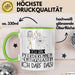Geschenk für Pferderennen-Enthusiastin Tasse Lustige Geschenkidee Geburtstag Ich Bin Pferderennen-Enthusiastin Ich Darf Das Grün Trendation