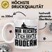 Mir Reichts Ich Geh Rudern Tasse Geschenk Für Ruderer Kaffee-Becher Weiß Trendation