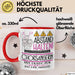 Chorsängerin Tasse Geschenk Lustig Abstand Halten Hochleistungs-Chorsängerin Mit Drang Zur Perfektion Bei Der Arbeit Rot Trendation