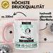 Drum-and-Bass-DJane Tasse Geschenk Becher Stark Attraktiv Furchtlos Drum-and-Bass-DJane Lustige Geschenkidee Rosa Trendation