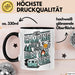 Camper Camping Bierliebhaber Tasse Geschenk Lustige Geschenkidee Spruch Beim Camping Gibt’S Schon Bier Vor Vier Schwarz Trendation