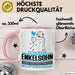 Enkelsohn Geschenk Tasse Ich Bin Enkelsohn Aber Sag Doch Einfach Superheld Lustige Geschenkdiee für Enkelsohn Kaffee-Becher Rosa Trendation