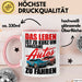 Auto Fahrer Tasse Becher Geschenk Lustige Geschenkidee Spruch Das Leben Ist Zu Kurz Um Langsame Autos Zu Fahren Rosa Trendation