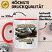 Bombardino Crocodilo Tasse Meme Italienisch Lustig Becher Rot Trendation