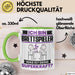 Brettspieler Tasse Geschenk für Brettspieler Geburtstag Lustiger Spruch Kaffee-Becher Was Ist Deine Superkraft Grün Trendation
