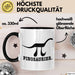 Pinosaurier Pi + Dinosaurier Tasse Geschenk Lustiger Mathe Becher Trendation