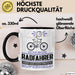 Radfahrer Geschenk Tasse Ich Bin Radfahrer Aber Sag Doch Einfach Superheld Lustige Geschenkdiee für Radfahrer Kaffee-Becher Schwarz Trendation