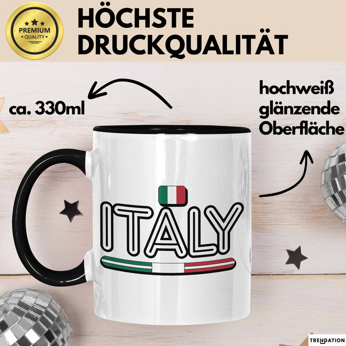 Italien Italien Karte Tasse Geschenk Lustige Geschenkidee Spruch Italien Trendation