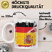 Deutsch Spanier Tasse Geschenk Lustiger Becher Geschenkidee Spanien Kaffee-Becher Weiß Trendation