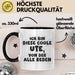 Ute Tasse Ich Bin Diese Coole Ute, Von Der Alle Reden Geschenk Schwarz Trendation