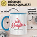 Brigitte Tasse Geschenk Ich Bin Vollkommen Brigitte Geschenkidee Geburtstag Blau Trendation